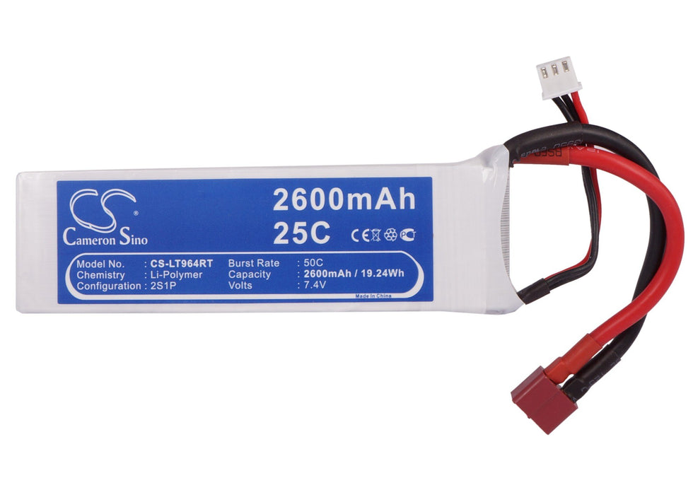 RC CS-LT964RT 2600mAh Car Replacement Battery-5
