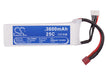 RC CS-LT966RT 2600mAh Car Replacement Battery-5