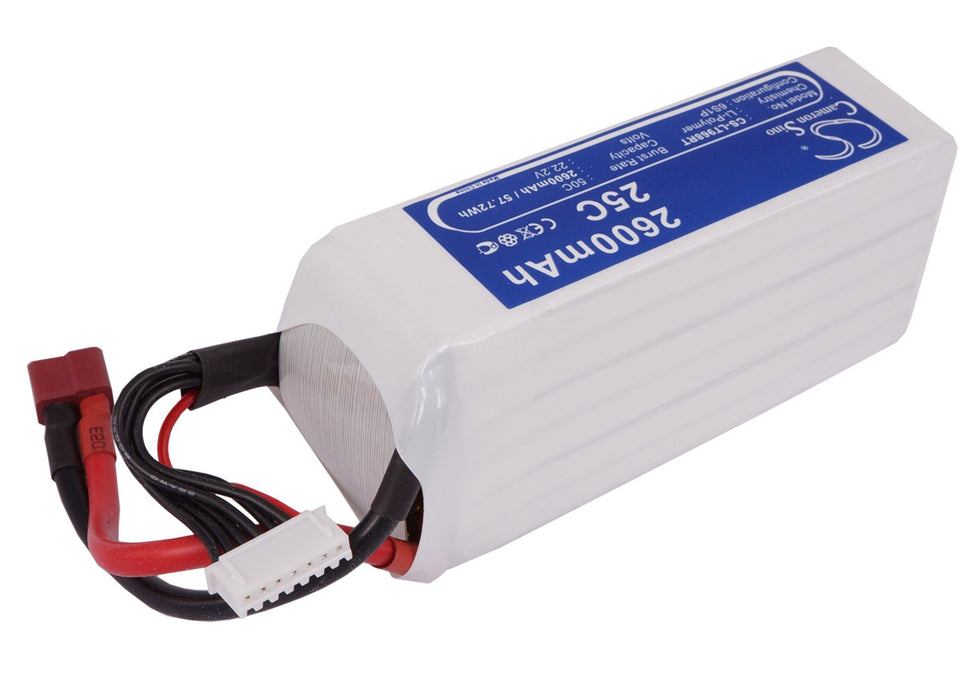 RC CS-LT968RT 2600mAh Car Replacement Battery-2