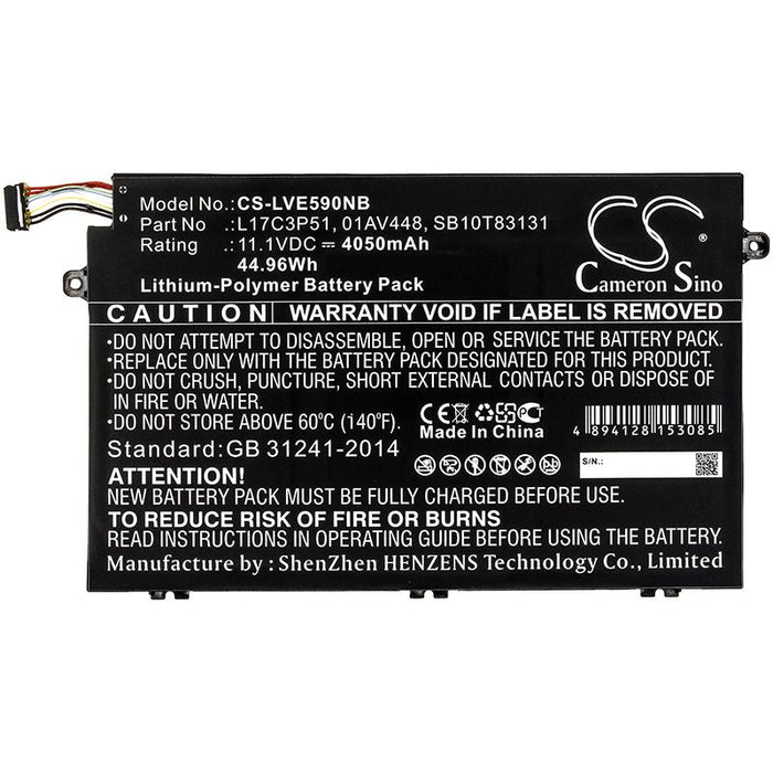Lenovo ThinkPad E14 ThinkPad E15 ThinkPad E15 20RD0011GE ThinkPad E480 ThinkPad E480(20KNA00BCD) ThinkPad E480 Laptop and Notebook Replacement Battery-3