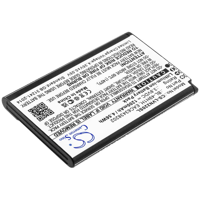 LG Classic Flip Exalt LTE 4G UN220 VN220 Wine 2 Mobile Phone Replacement Battery-2