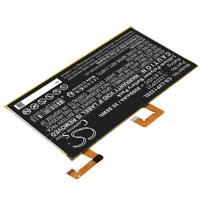 Lenovo Tab P11 Pro TB132F TB-J706 Tablet Replacement Battery