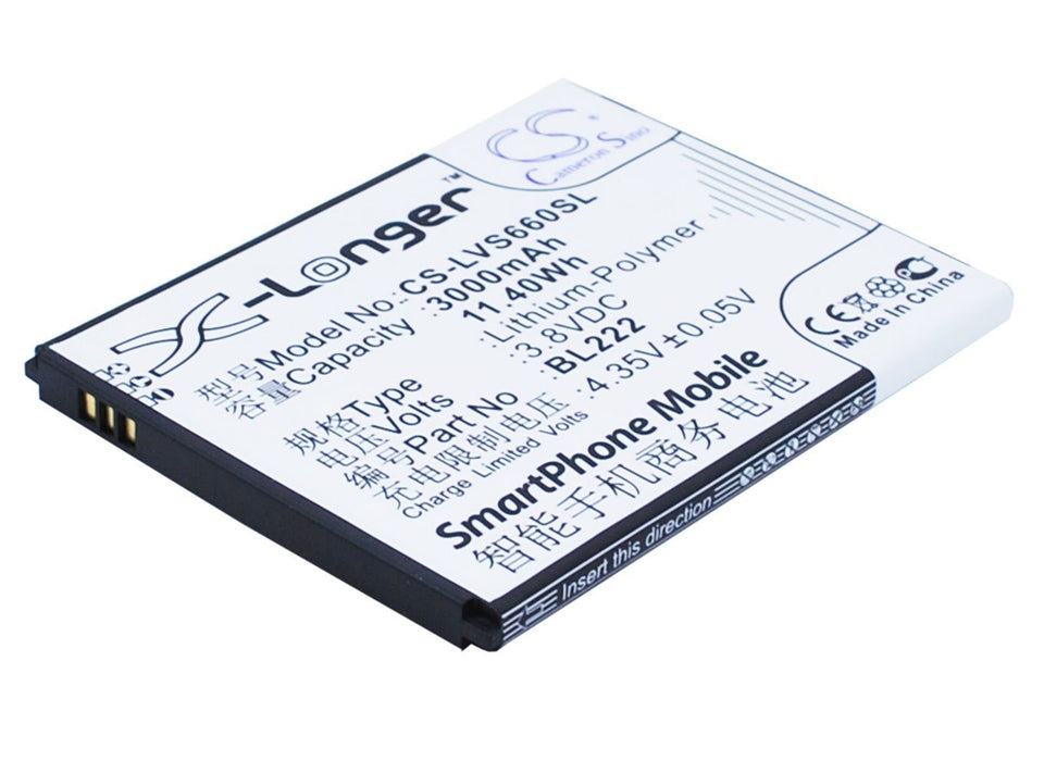 Lenovo S660 S668T Replacement Battery-main