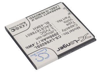 LG LU6200 Nitro HD Optimus 4G LTE Optimus LTE P930 P936 P960 Spectrum Spectrum 4G SU640 VS920 2000mAh Mobile Phone Replacement Battery-2