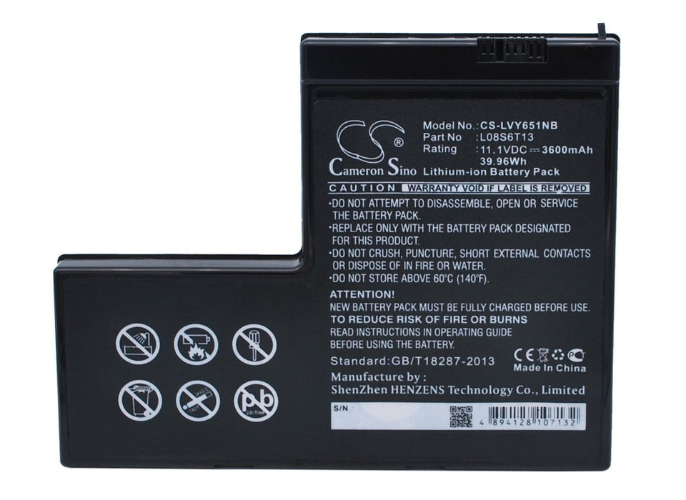 Lenovo IdeaPad Y650 IdeaPad Y650 4185 IdeaPad Y650 Replacement Battery-main