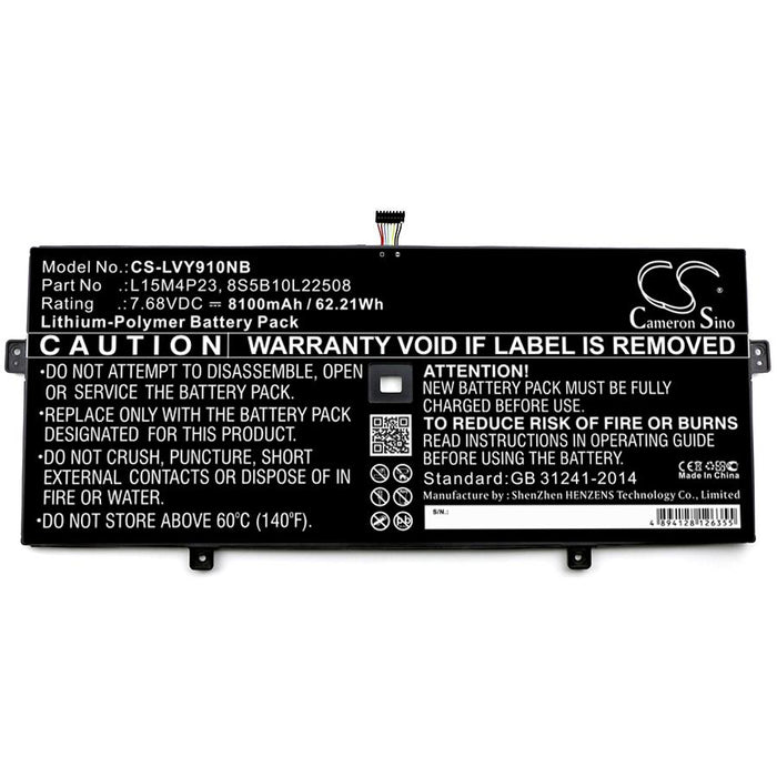 Lenovo Yoga 5 Pro Yoga 5 Pro(512G) YOGA 910 YOGA 910-13IKB YOGA 910-13IKB-80VF00BVHH Yoga 910-13IKB-80VF00FHSP Laptop and Notebook Replacement Battery-3