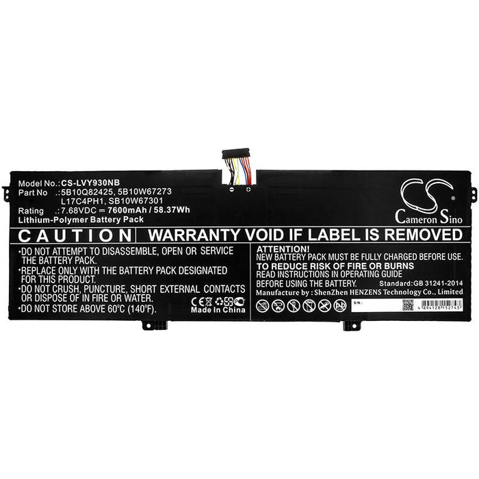 Lenovo YOGA 7 Pro YOGA 7 Pro-13IKB YOGA C930 YOGA C930-13IKB Yoga C930-13IKB 81C4 Yoga C930-13IKB-81C4 Yoga C9 Laptop and Notebook Replacement Battery-3