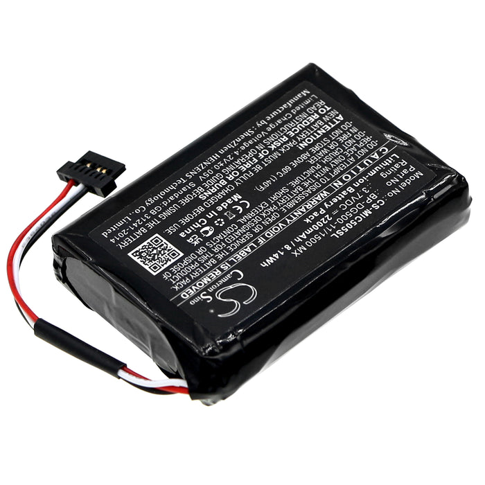 Mio cyclo 500 HC cyclo 505 HC Dashcam Replacement Battery