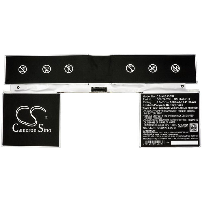 Microsoft Surface113.5in Surface213.5in Surface213.5in1703 Surface213.5in1704 SurfaceBook213.5in1705 Tablet Replacement Battery-2