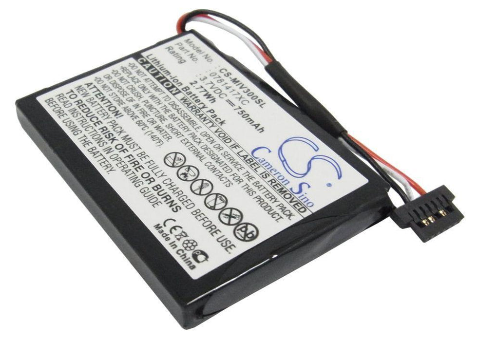 Mitac Mio Moov 360u Mio Moov 300 Mio Moov 301 Mio  Replacement Battery-main