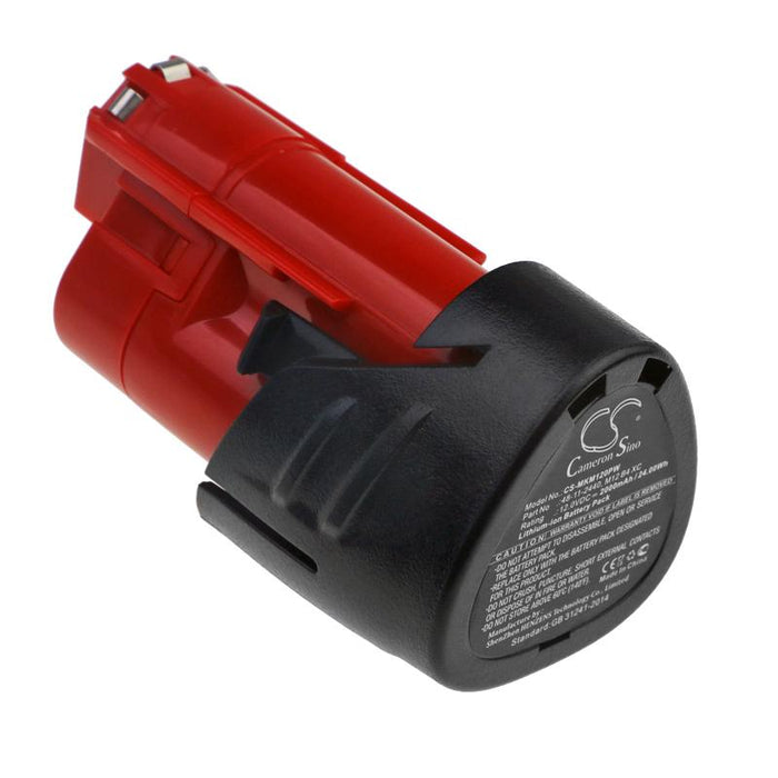 Milwaukee C12 FM C12 HZ C12 HZ-0 C12 HZ-20 2000mAh Replacement Battery-main