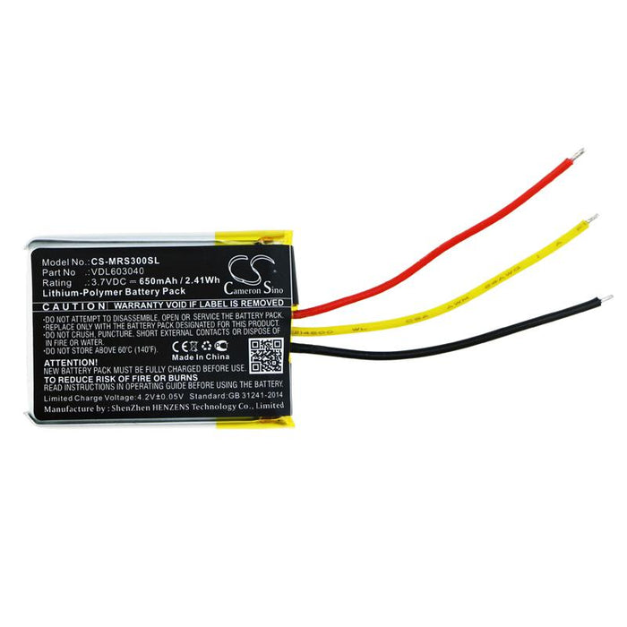 Marshall Major II Major II Bluetooth Major III Major III Bluetooth MID Headphone Replacement Battery-3