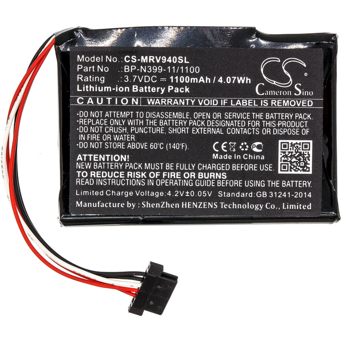 Magellan RoadMate RV 9490T-LMB GPS Replacement Battery-3