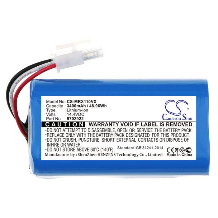 Miele RX1-SJQL0 Scout RX1 3400mAh Vacuum Replacement Battery-3