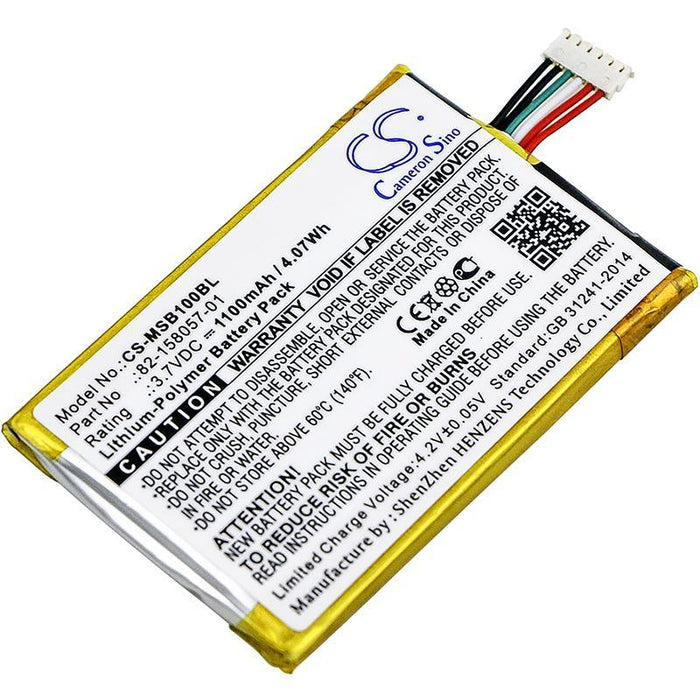 Motorola SB1 SB1B-SE11A0WW SB1-HC Replacement Battery-main