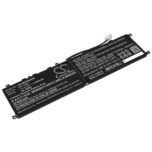 MSI GSP14 Modern 14 B10M MS-14D1 Modern 14 B10RAS MS-14D1 Modern 14 B10RASW MS-14D1 Modern 14 B10RASW-053FR Mo Laptop and Notebook Replacement Battery