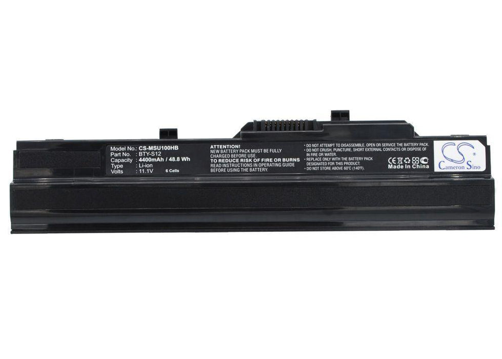 Advent 4211 4212 Black 4400mAh Replacement Battery-main