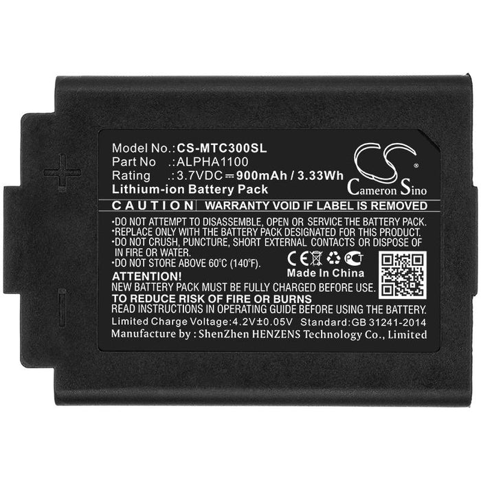 3M TAC300 TAC300-OTH TAC500 Headphone Replacement Battery-5