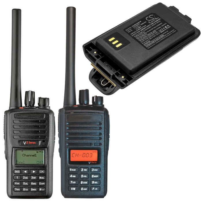 Motorola VZ-20 VZ-28 VZ-D263 VZ-D281 VZ-D288 Two Way Radio Replacement Battery-6