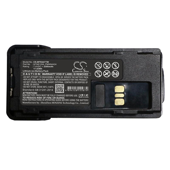 Motorola APX2000 APX-2000 APX3000 APX-3000 APX4000 APX4000 and APX4000Li APX4000Li MotoTRBO XPR 3300 MOTOTRB 2300mAh Two Way Radio Replacement Battery-5