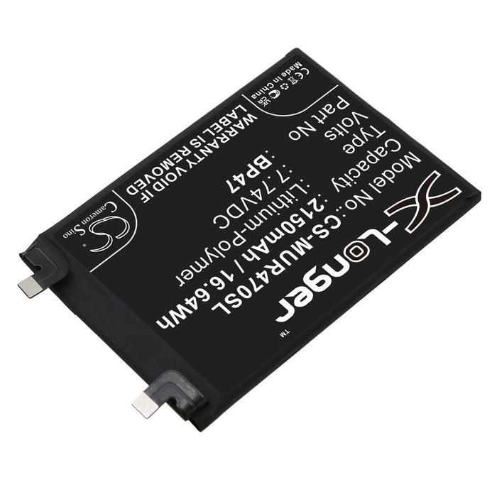 Xiaomi 21091116UC 21091116UG 21091116UI Redmi Note 11 Pro Plus Redmi Note 11 Pro+ Redmi Note 11 Pro+ 5G Redmi Note 11 Mobile Phone Replacement Battery