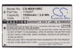 URC MX-810 MX-810i MX-880 MX-950 MX-980 Remote Control Replacement Battery-5
