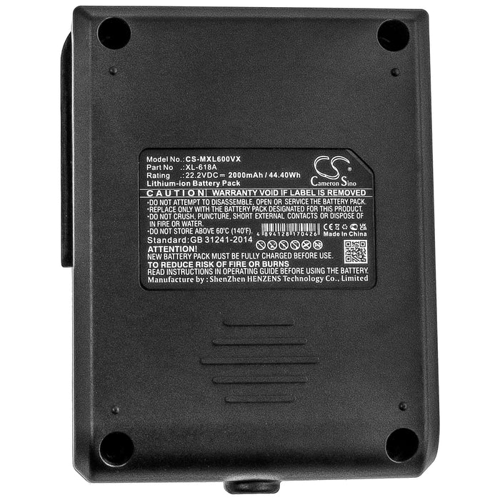 Moosoo X6 Vacuum Replacement Battery-5