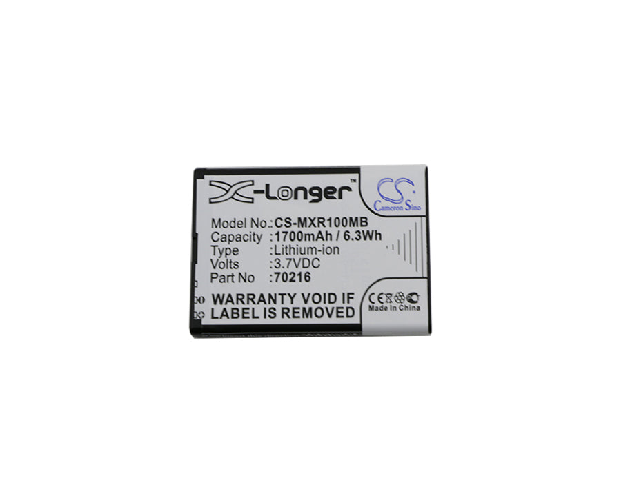 Mobi DXR DXR Touch 1700mAh Baby Monitor Replacement Battery-3