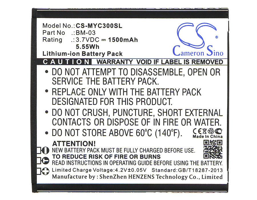 Myphone C-Smart Funky Mobile Phone Replacement Battery-5