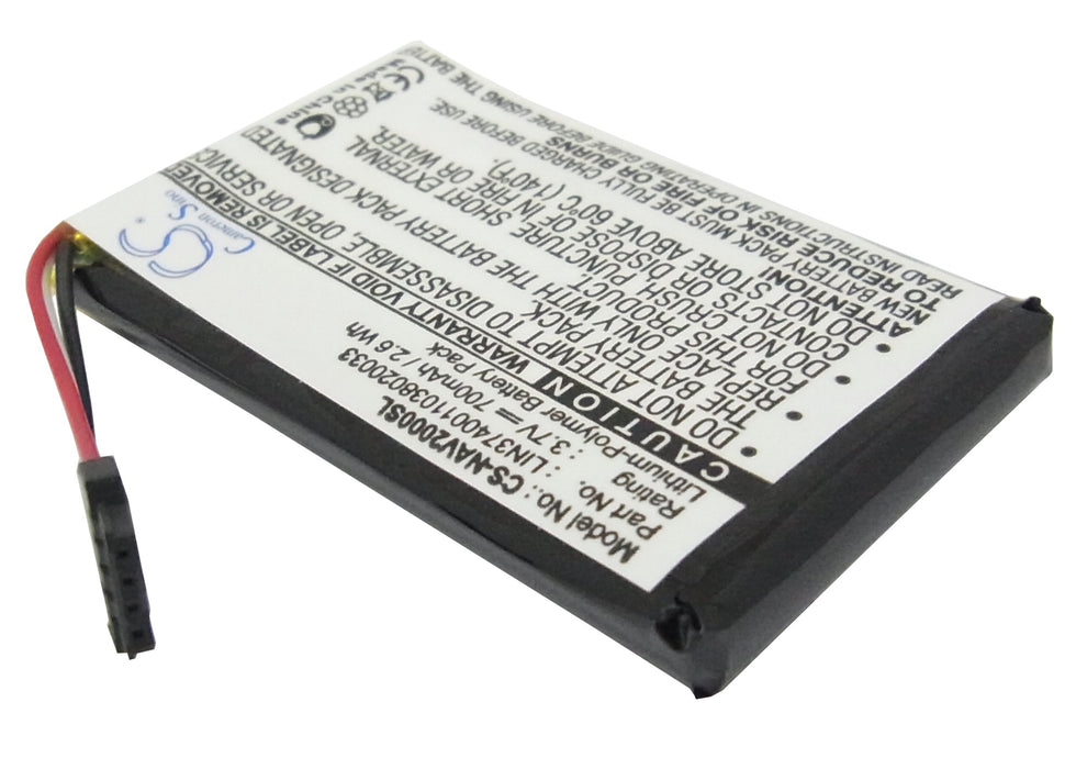 Navigon 20 Easy 20 Plus GPS Replacement Battery-2