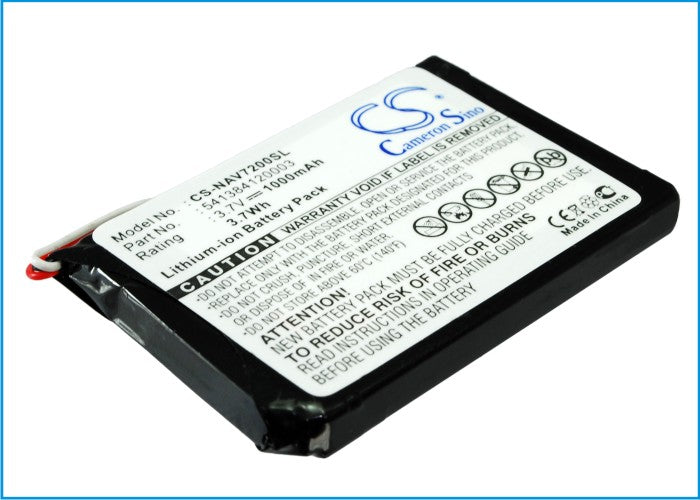 Navigon 72 Easy 72 Plus Live GPS Replacement Battery-2