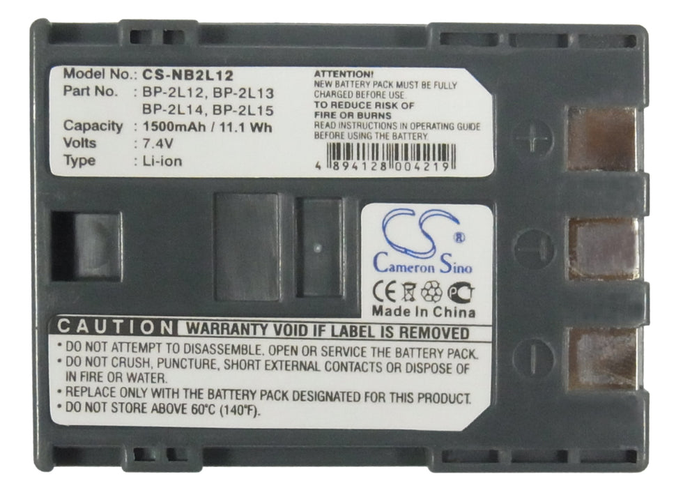 Canon DC310 DC320 DC330 FV500 FVM100 FVM20 FVM200 FVM30 HG10 HV20 IXY DVM3 MD100 MD110 MD111 MD120 MD130 MD140 MD150 MD160  Camera Replacement Battery-5