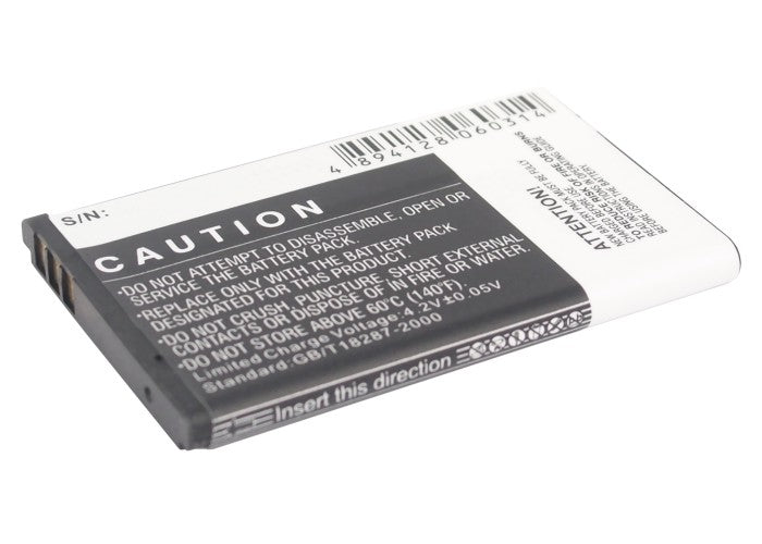 BBK i267 i508 i509 i518 i531 i606 K203M V205 V206 900mAh Camera Replacement Battery-4