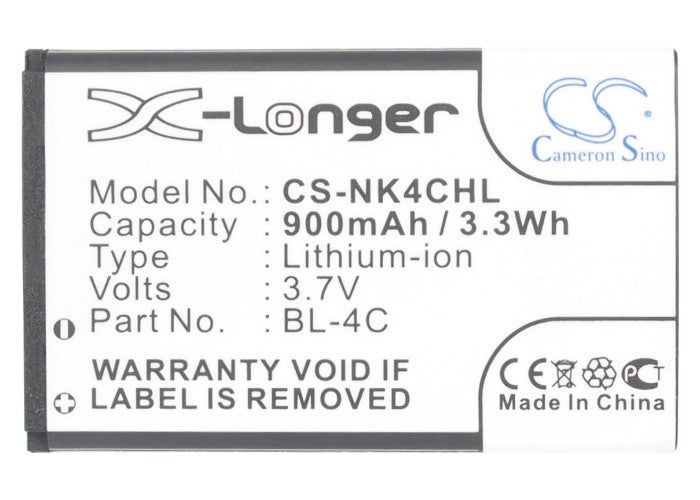 BBK i267 i508 i509 i518 i531 i606 K203M V205 V206 900mAh Camera Replacement Battery-5