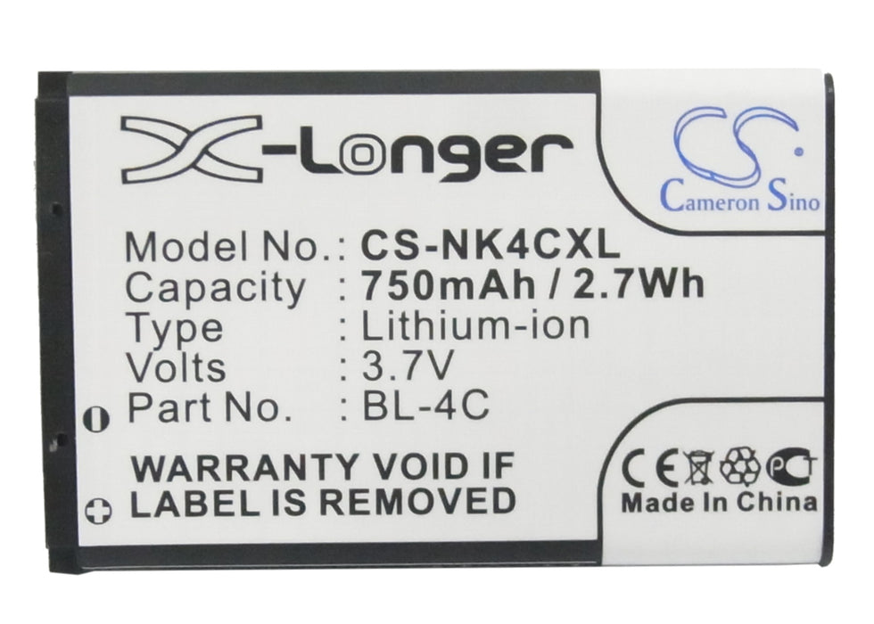BBK i267 i508 i509 i518 i531 i606 K203M V205 V206 750mAh Camera Replacement Battery-5