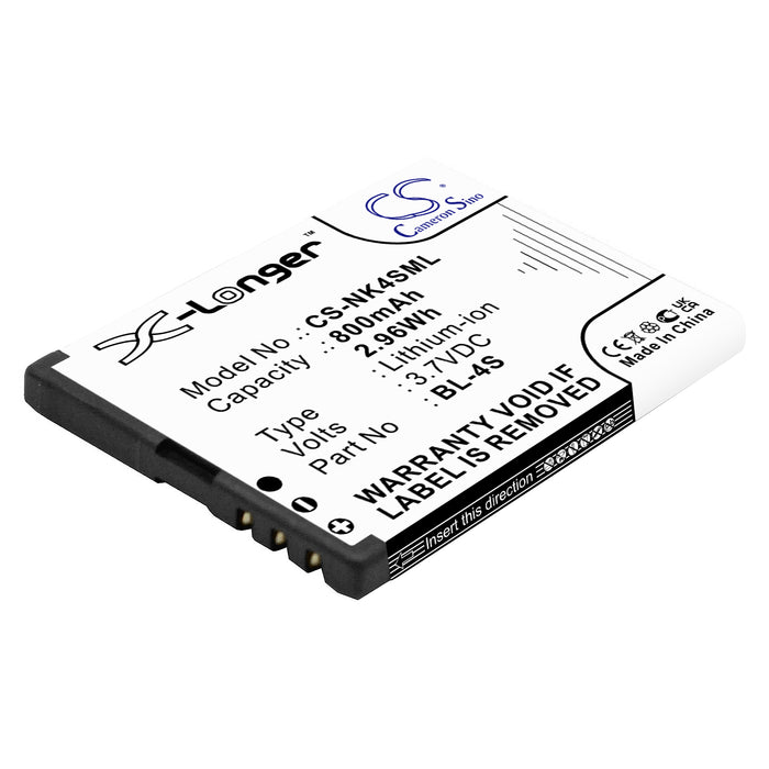 Nokia 2680 2680 slide 2680S 3600 3600 slide 3600S  Replacement Battery-main