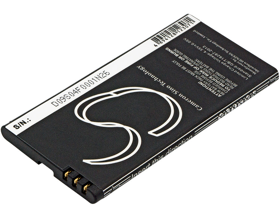 Microsoft Lumia 550 Lumia 730 Lumia 730 Dual SIM Lumia 735 Lumia 735 Dual SIM Lumia 738 RM-1038 RM-1040 RM-11 1900mAh Mobile Phone Replacement Battery-4