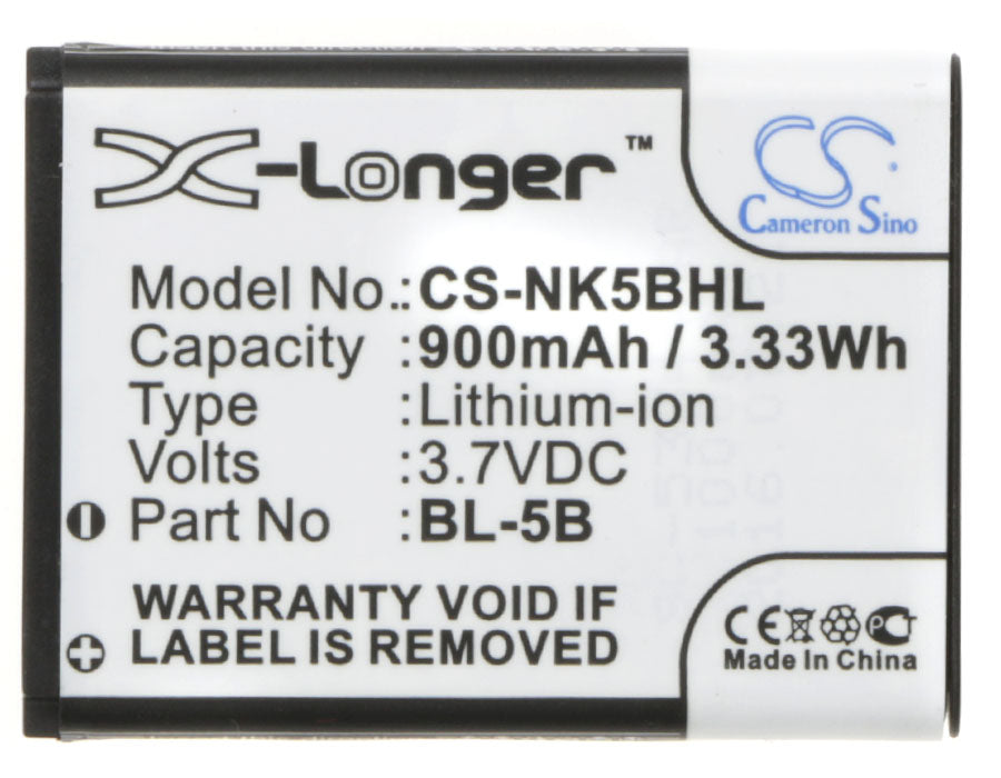 BLU Bar Q 900mAh Camera Replacement Battery-5