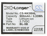 Ispan DDV-965 900mAh GPS Replacement Battery-5
