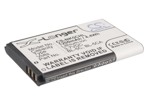 Anycool Enjoy W02 Black Mobile Phone 1200mAh Replacement Battery-main