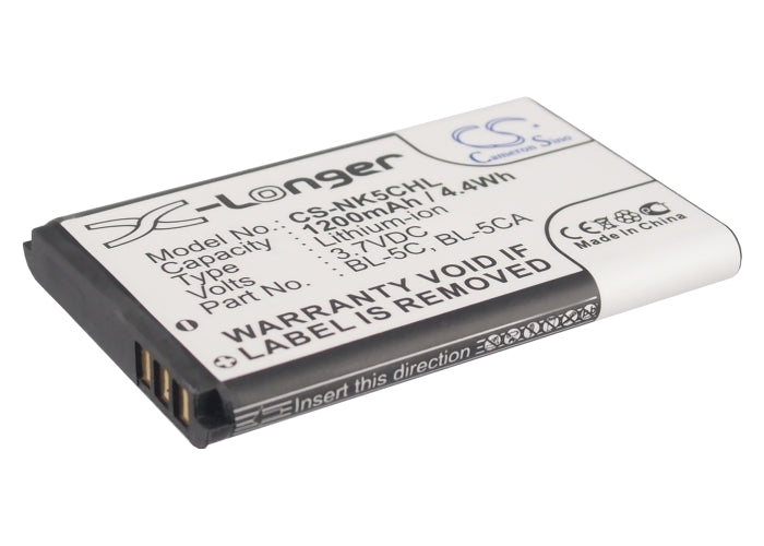 Cect V10 Black Mobile Phone 1200mAh Replacement Battery-main