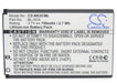 Gogroove SonaWAVE Portable Sp Black Barcode 750mAh Replacement Battery-5