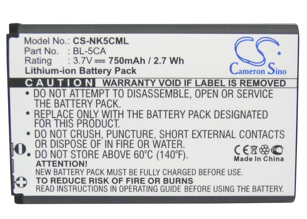 Banno GT03B 750mAh GPS Replacement Battery-5