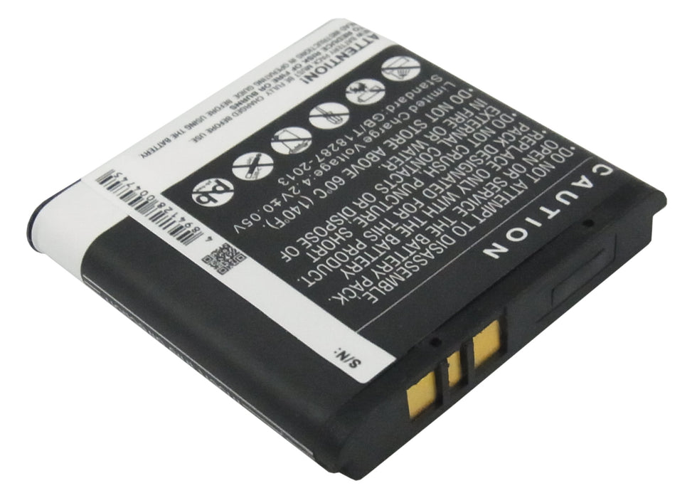 Nokia 3250 3250 XpressMusic 6151 6233 6234 6280 6288 9300 9300i N73 N73 Music Edition N77 N93 RM-153 N93 RM-5 1100mAh Mobile Phone Replacement Battery-3