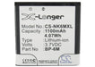 Nokia 3250 3250 XpressMusic 6151 6233 6234 6280 6288 9300 9300i N73 N73 Music Edition N77 N93 RM-153 N93 RM-5 1100mAh Mobile Phone Replacement Battery-5