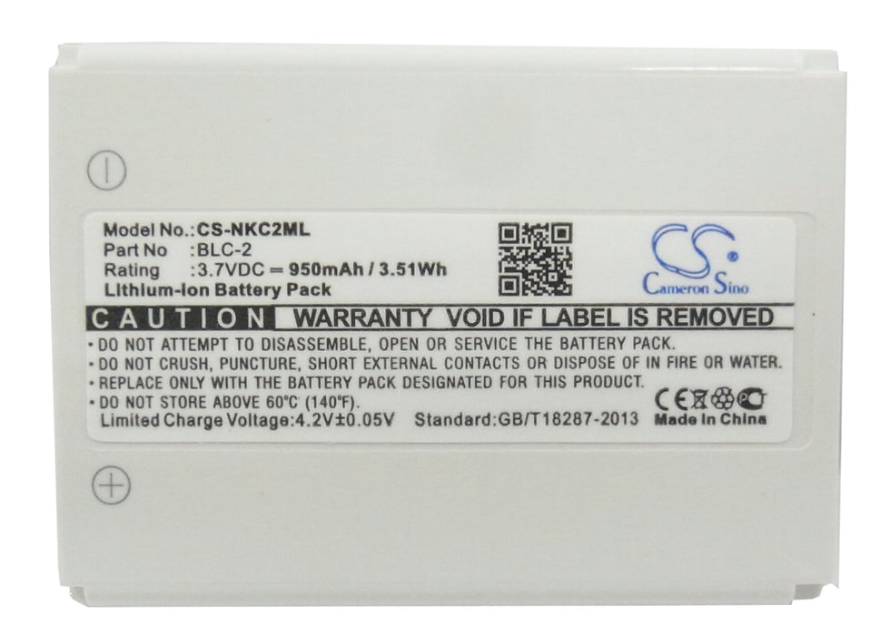 Nokia 1220 1221 1260 1261 2260 3310 3315 3330 3350 3360 3385 3390 3395 3410 3510 3510i 3520 3530 3560 3570 358 950mAh Mobile Phone Replacement Battery-5