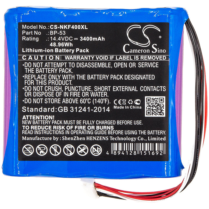 Nissin KF4 KF4A 3400mAh Replacement Battery-3