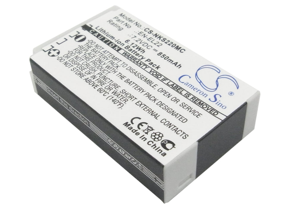 Nikon 1 J4 1 S2 Replacement Battery-main