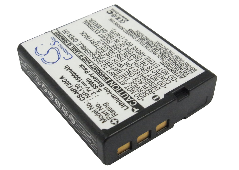 Casio Exilim EX-FC300S Exilim EX-H30 Exilim EX-H30BK Exilim EX-H35 Exilim EX-ZR100 Exilim EX-ZR1000 Exilim EX-ZR100 1500mAh Camera Replacement Battery-2