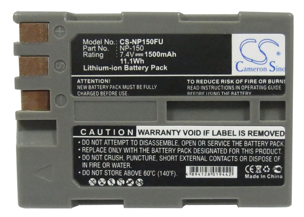 Fujifilm BC-150 FinePix S5 pro IS Pro Camera Replacement Battery-5